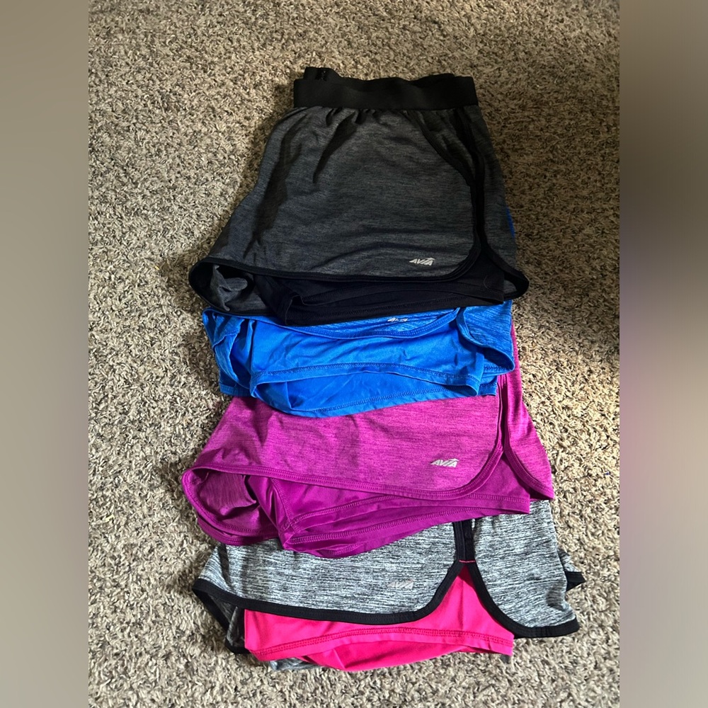 4 pairs Avia XXL Athletic Shorts